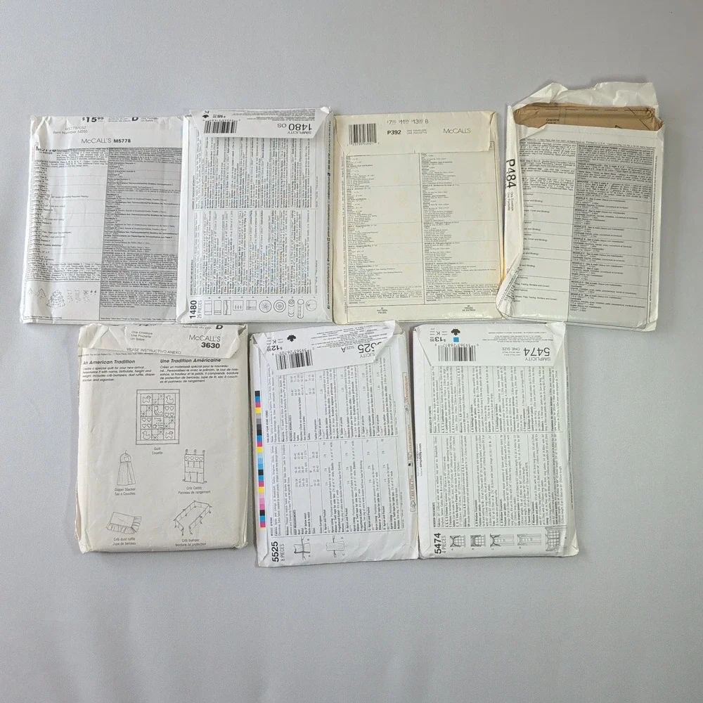 Lot of 36 Sewing Patterns Uncut Home Decor Crafts Holiday